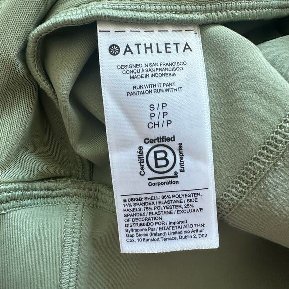 Athleta green Run with It jogger wind pants size S - Picture 7 of 11